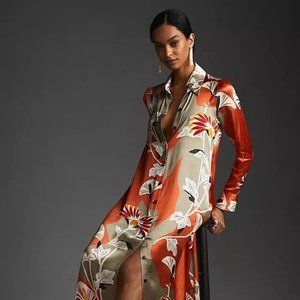 Anthropologie Corey Lynn Calter Maxi Shirt Dress